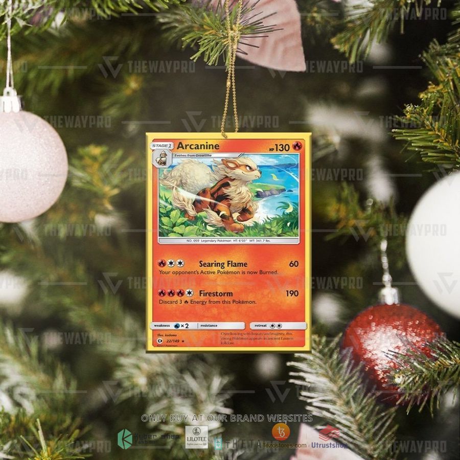arcanine christmas ornament 2 39716