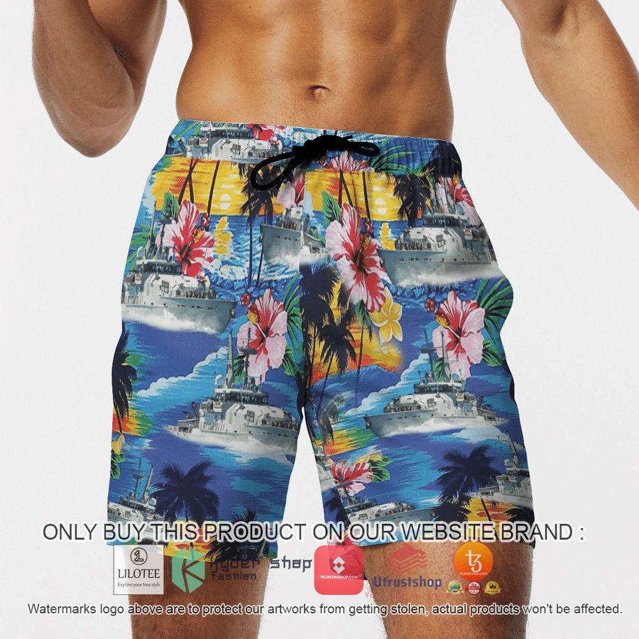 HOT Armidale-class patrol boat Australian Navy Hawaiian Shirt, Shorts 14 armidale class patrol boat australian navy hawaiian shirt beach shorts 14 64109