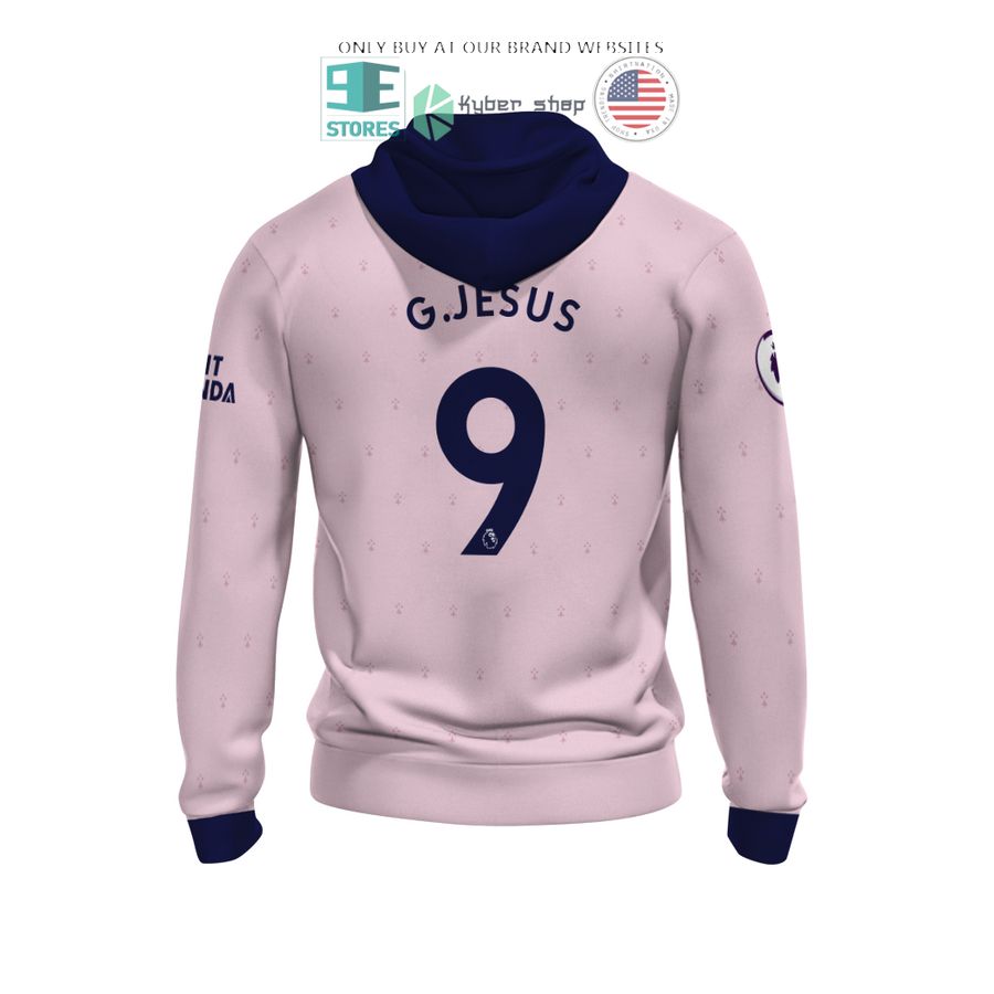 NEW Arsenal Emirates Fly Better G. Jesus 9 Visit Rwanda pink Hoodie, Shirt 4 arsenal emirates fly better g jesus 9 visit rwanda pink 3d shirt hoodie 4 90529