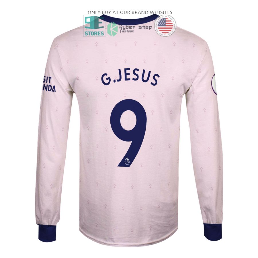 NEW Arsenal Emirates Fly Better G. Jesus 9 Visit Rwanda pink Hoodie, Shirt 6 arsenal emirates fly better g jesus 9 visit rwanda pink 3d shirt hoodie 6 22121