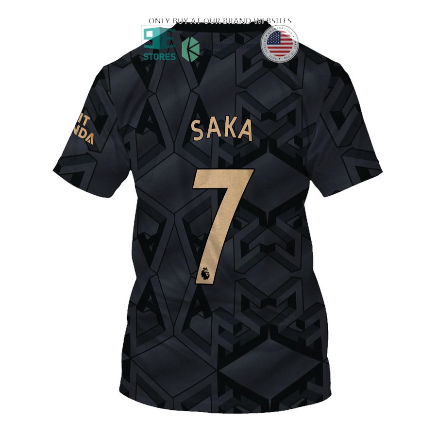 NEW Arsenal Emirates Fly Better Saka 7 black Hoodie, Shirt 8 arsenal emirates fly better saka 7 black 3d shirt hoodie 8 52134