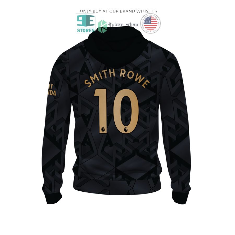 NEW Arsenal Emirates Fly Better Smith Rowe 10 black Hoodie, Shirt 4 arsenal emirates fly better smith rowe 10 black 3d shirt hoodie 4 95698