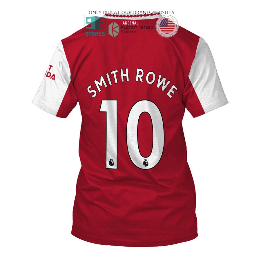 NEW Arsenal Emirates Fly Better Smith Rowe 10 red white Hoodie, Shirt 8 arsenal emirates fly better smith rowe 10 red white 3d shirt hoodie 8 11535