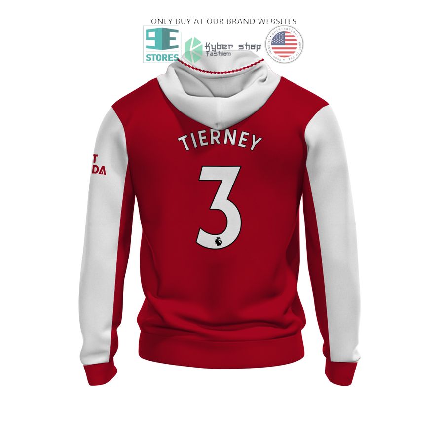 NEW Arsenal Emirates Fly Better Tierney 3 red white Hoodie, Shirt 4 arsenal emirates fly better tierney 3 red white 3d shirt hoodie 4 22098
