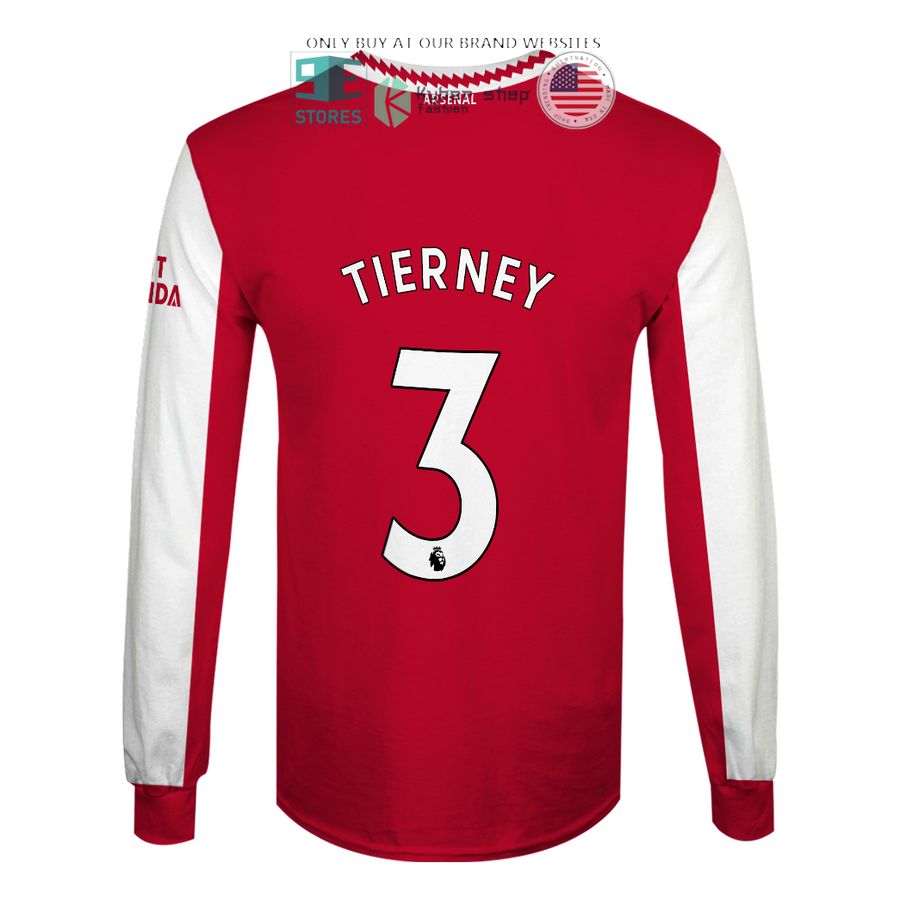 NEW Arsenal Emirates Fly Better Tierney 3 red white Hoodie, Shirt 6 arsenal emirates fly better tierney 3 red white 3d shirt hoodie 6 38794