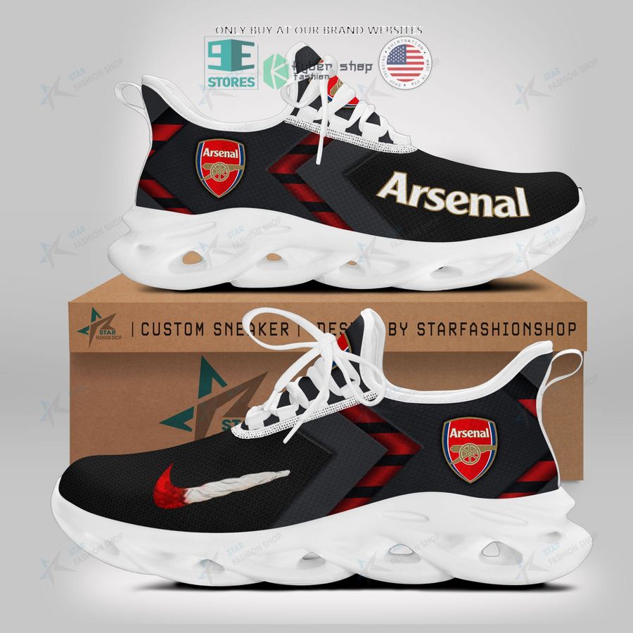 NEW Nike Arsenal F.C. Max Soul Snaeker 4 arsenal f c nike max soul shoes 4 43239