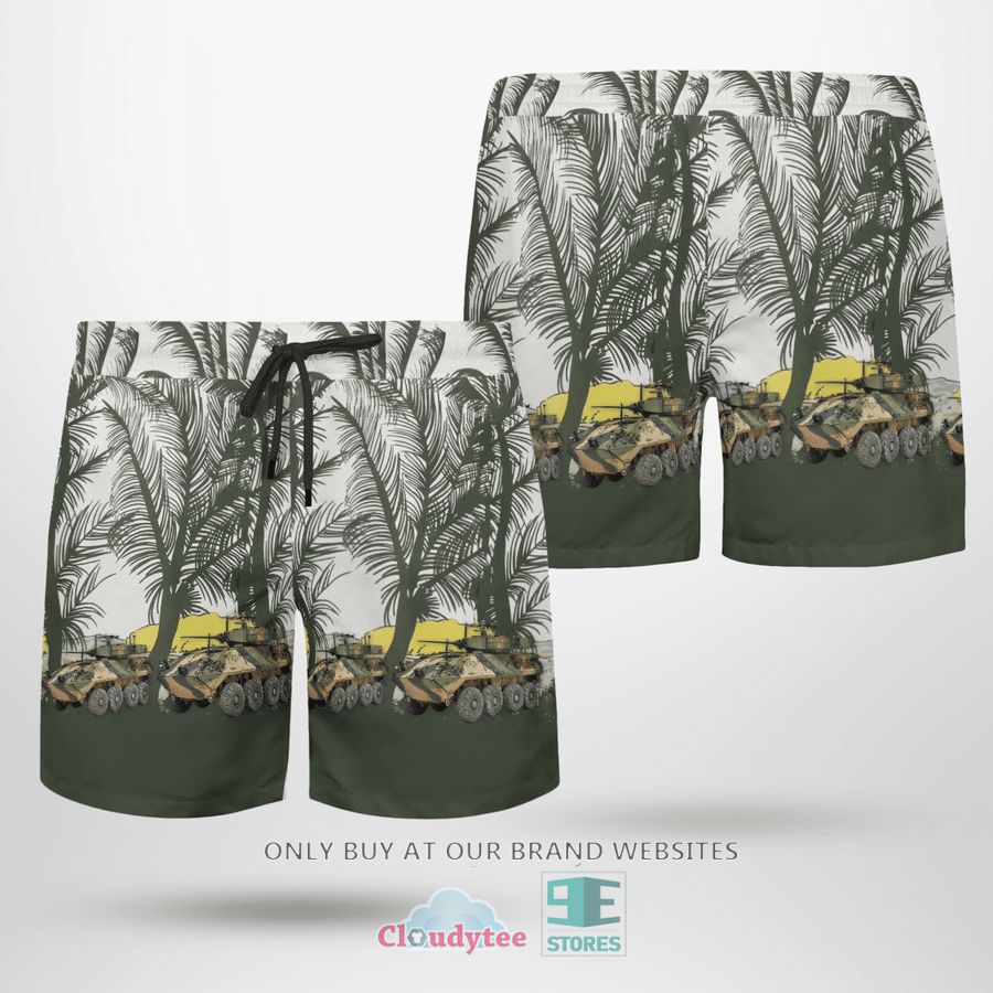 NEW ASLAV Australian Army palm tree Hawaii Shirt, Shorts 10 aslav australian army palm tree hawaiian shirt shorts 10 6469