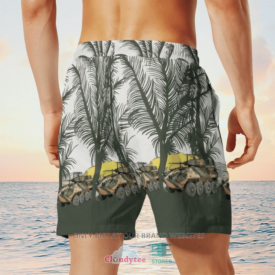 NEW ASLAV Australian Army palm tree Hawaii Shirt, Shorts 19 aslav australian army palm tree hawaiian shirt shorts 19 97800