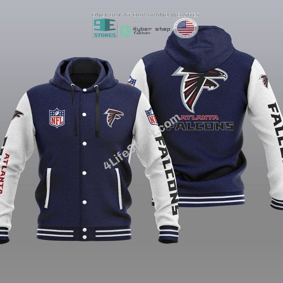 NEW Atlanta Falcons Hoodie Varsity Jacket 3 atlanta falcons baseball hoodie jacket 3 96621