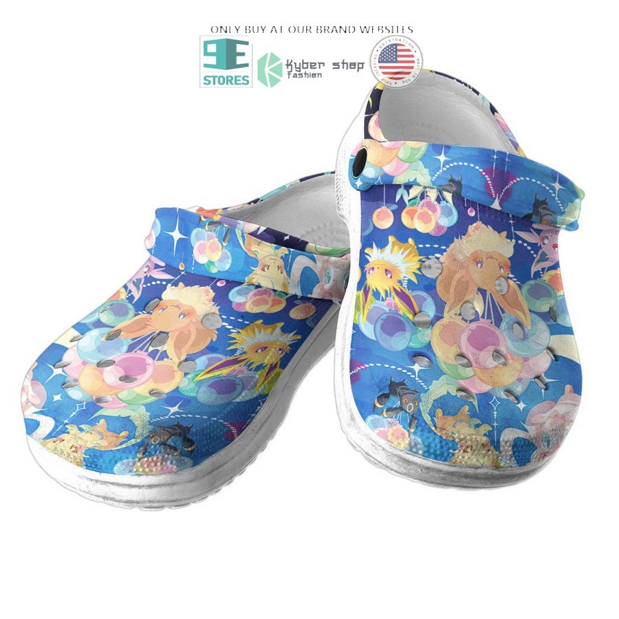 NEW Balloon Eevee Blue Crocband Clog 3 balloon eevee blue crocs crocband shoes 3 65624