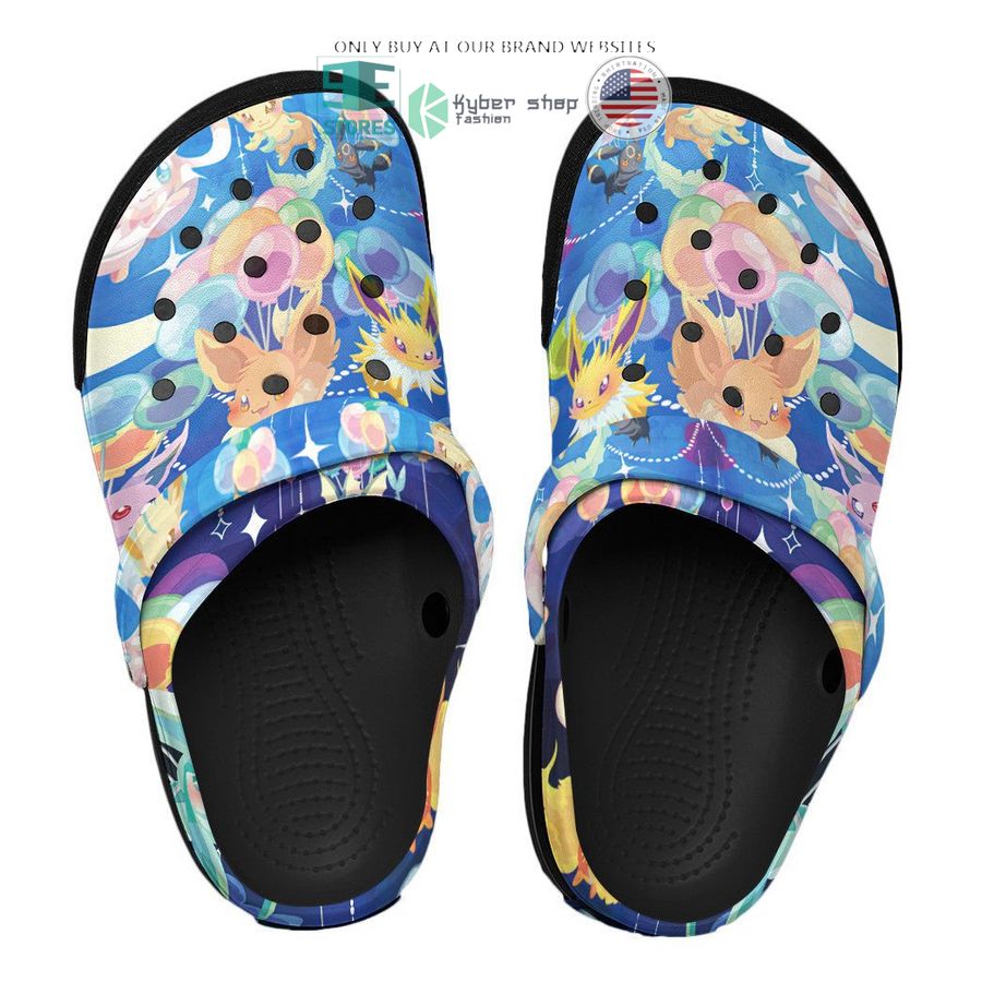 NEW Balloon Eevee Blue Crocband Clog 5 balloon eevee blue crocs crocband shoes 5 74533