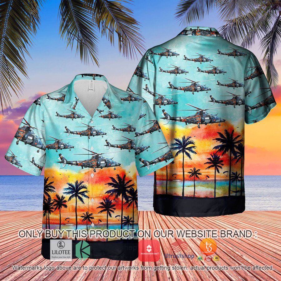 belgian air force agusta a109 helicopter hawaiian shirt beach shorts 1 16112