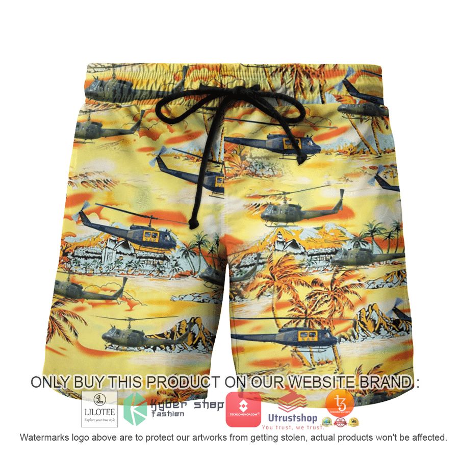 HOT Bell UH-1D Germany Yellow Hawaiian Shirt, Shorts 8 bell uh 1d germany yellow hawaiian shirt beach shorts 8 27225