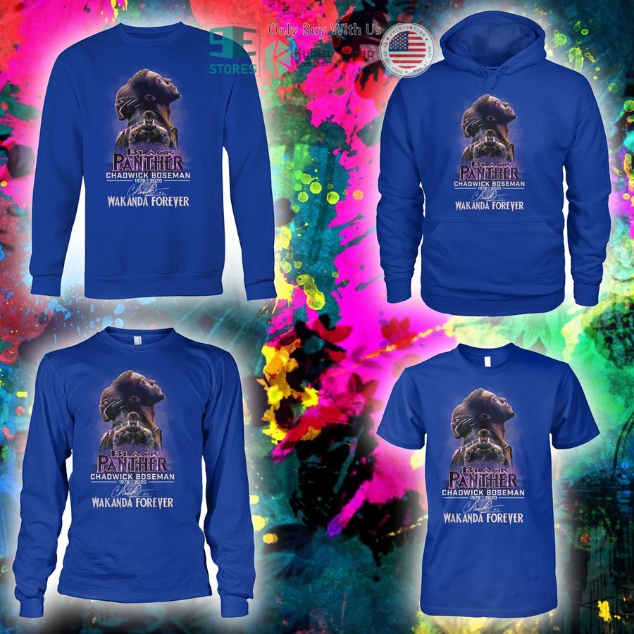 NEW Black Panther Chadwick Boseman Wakanda Forever Hoodie, Shirt 3 black panther chadwick boseman wakanda forever shirt hoodie 3 59408
