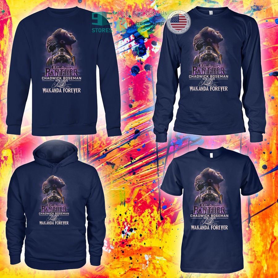 NEW Black Panther Chadwick Boseman Wakanda Forever Hoodie, Shirt 4 black panther chadwick boseman wakanda forever shirt hoodie 4 82274