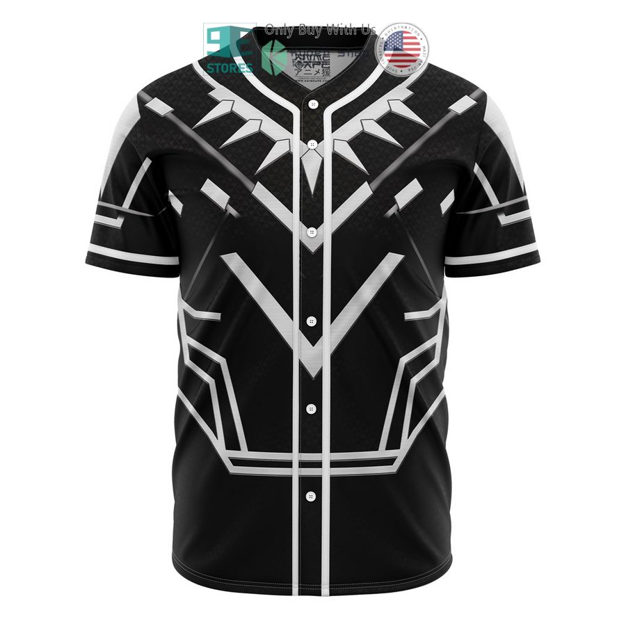 black panther cosplay marvel baseball jersey 2 8934