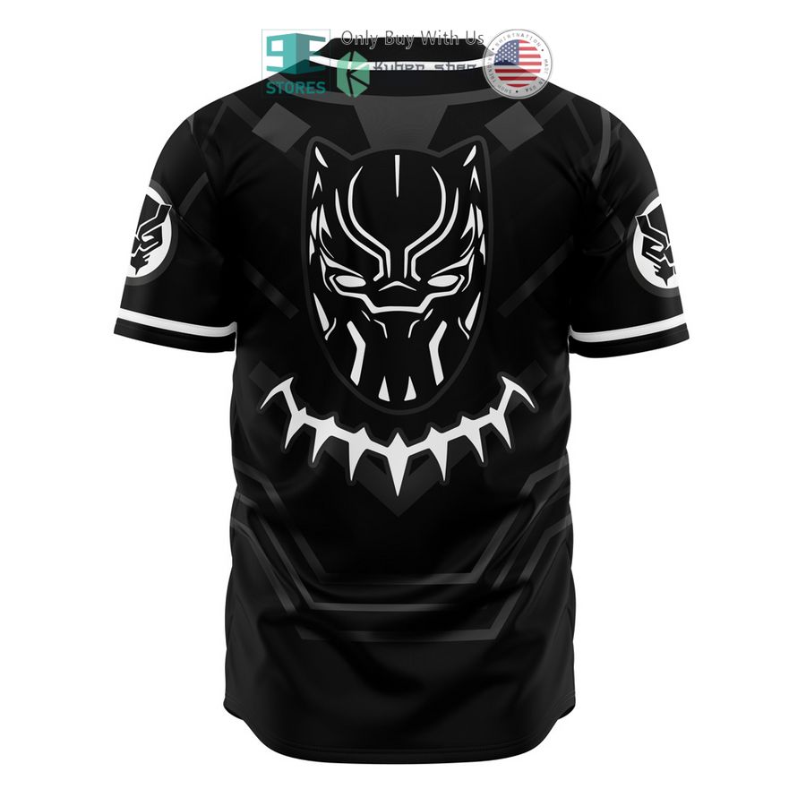 NEW Black Panther Marvel Baseball Shirt 3 black panther marvel baseball jersey 3 94872