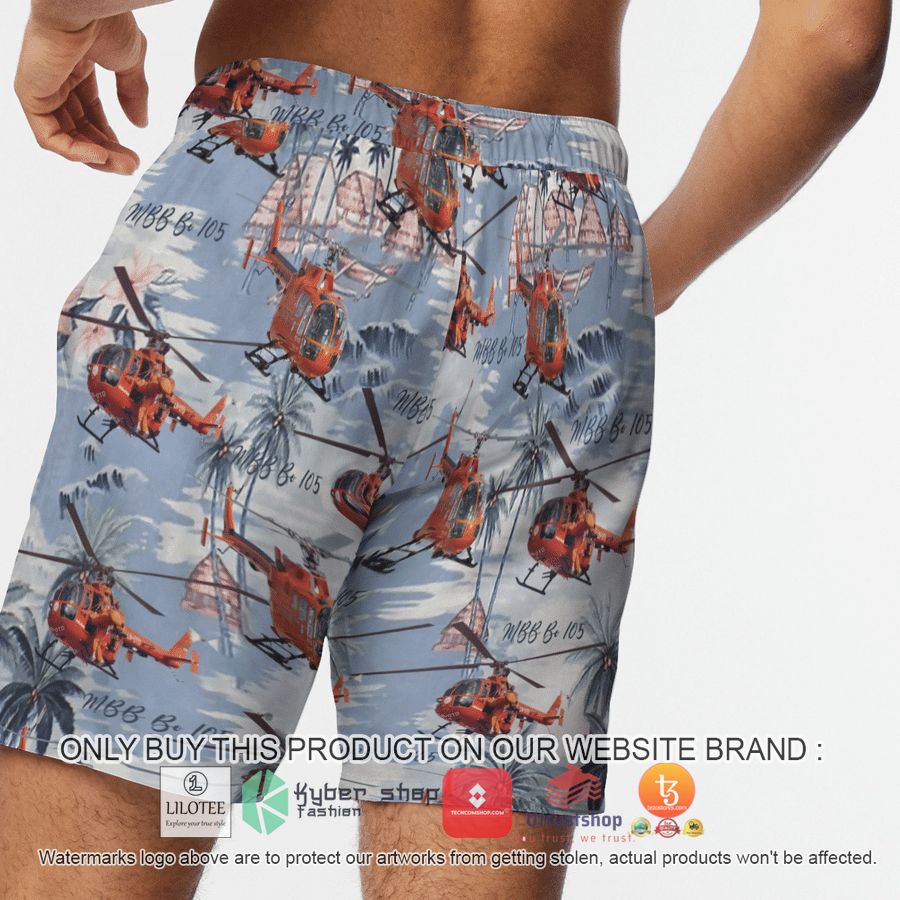 HOT Bolkow Bo 105 Germany Hawaiian Shirt, Shorts 12 bolkow bo 105 germany hawaiian shirt beach shorts 12 55161