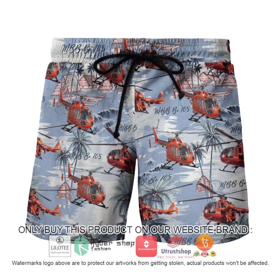 HOT Bolkow Bo 105 Germany Hawaiian Shirt, Shorts 8 bolkow bo 105 germany hawaiian shirt beach shorts 8 70499