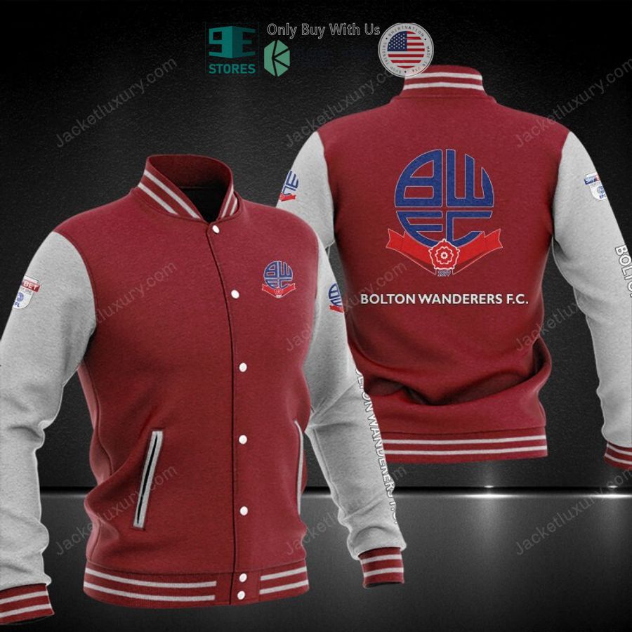 NEW Bolton Wanderers Baseball Jacket 4 bolton wanderers baseball jacket 4 57308