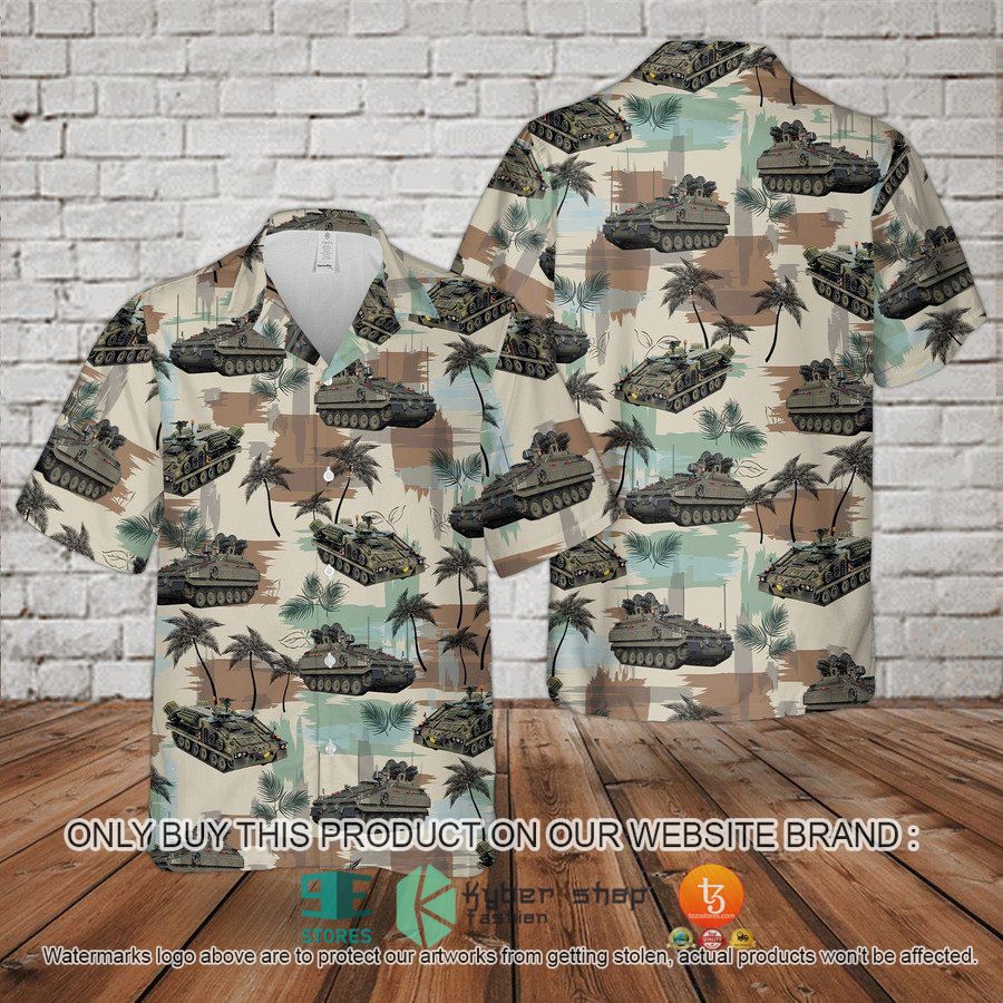 british army alvis stormer hvm combat vehicle palm tree hawaiian shirt shorts 1 7348