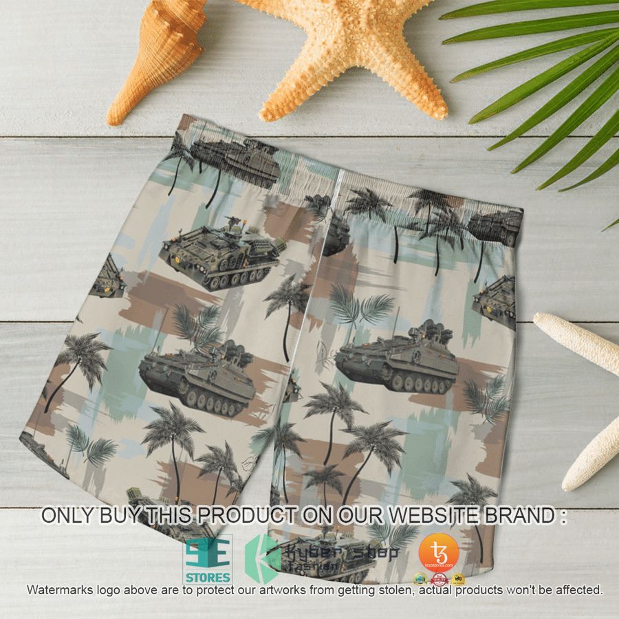 NEW British Army Alvis Stormer HVM Combat Vehicle palm tree Hawaii Shirt 7 british army alvis stormer hvm combat vehicle palm tree hawaiian shirt shorts 7 14103