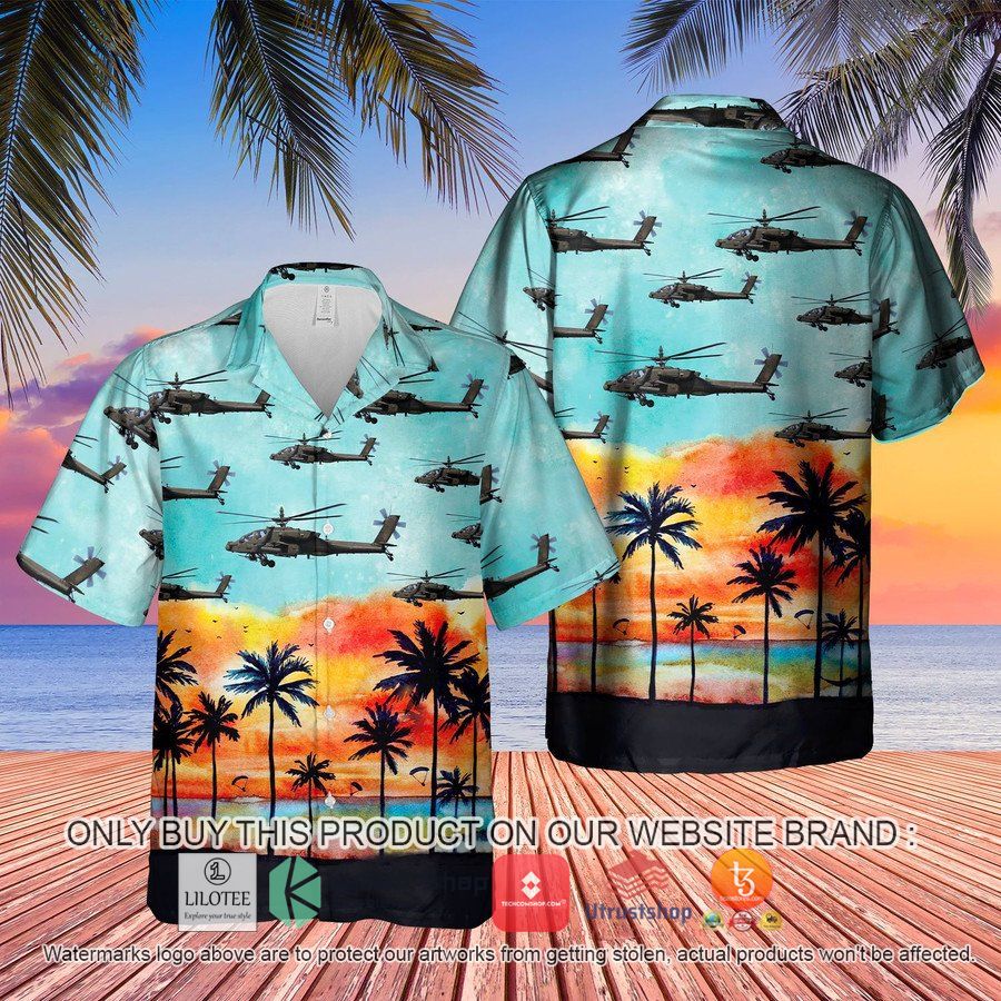 british army westland wah 64 apache hawaiian shirt 1 81624