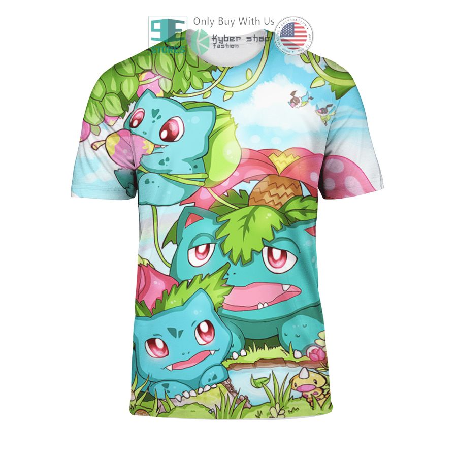 NEW Bulbasaur Family Shirt 4 bulbasaur family 3d t shirt 4 82202