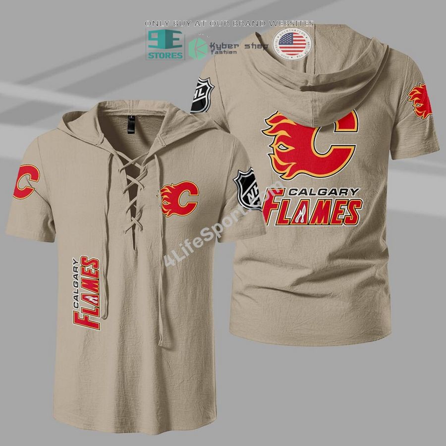 NEW Calgary Flames Men Drawstring Shirt 3 calgary flames drawstring shirt 3 67907