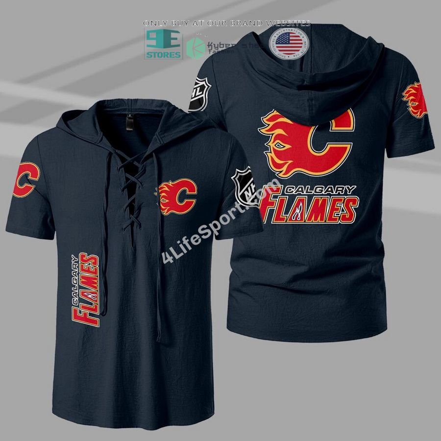 NEW Calgary Flames Men Drawstring Shirt 4 calgary flames drawstring shirt 4 61182