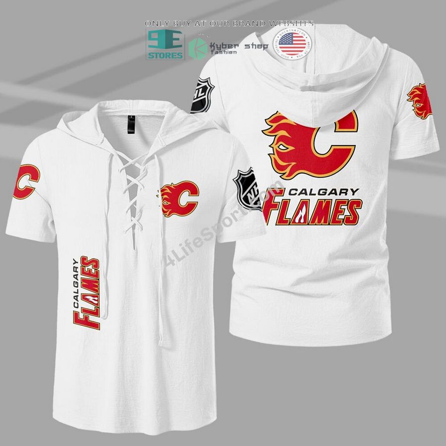 NEW Calgary Flames Men Drawstring Shirt 5 calgary flames drawstring shirt 5 68279