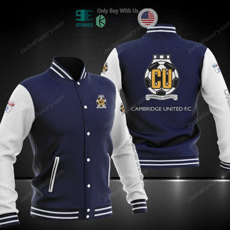 NEW Cambridge United F.C Baseball Jacket 2 cambridge united f c baseball jacket 2 21201