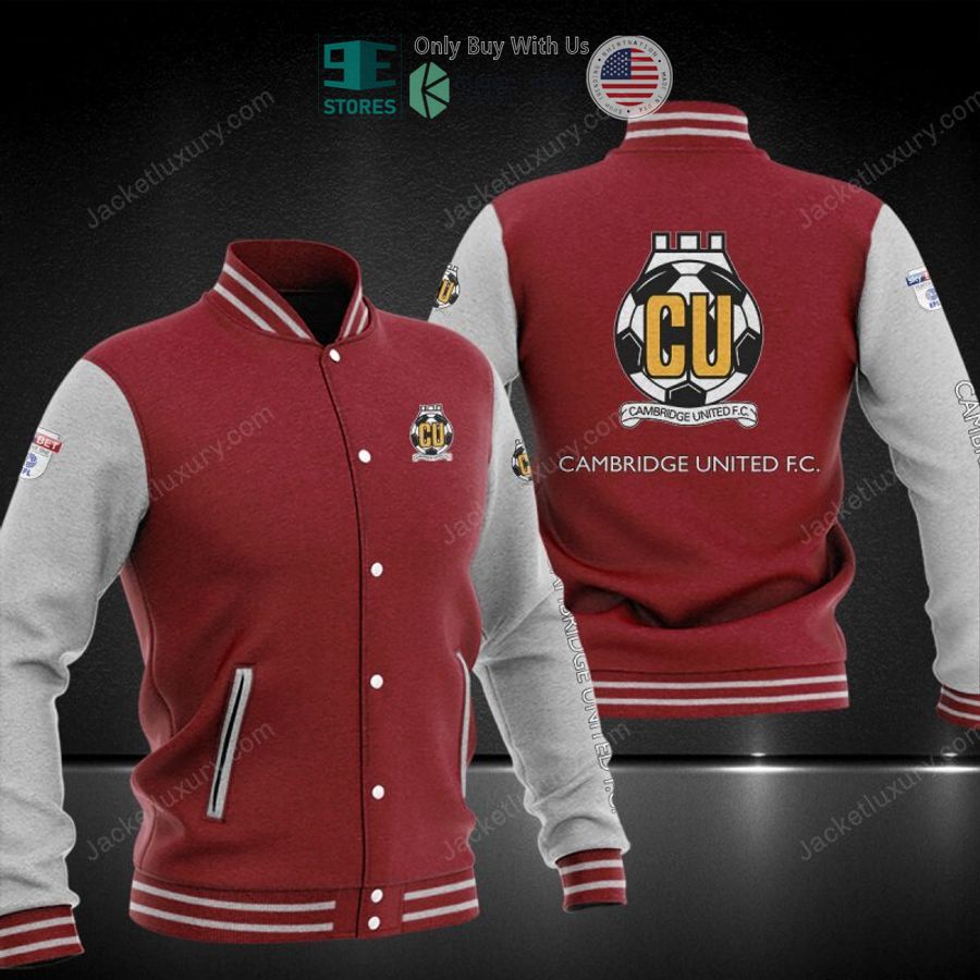 NEW Cambridge United F.C Baseball Jacket 4 cambridge united f c baseball jacket 4 19368