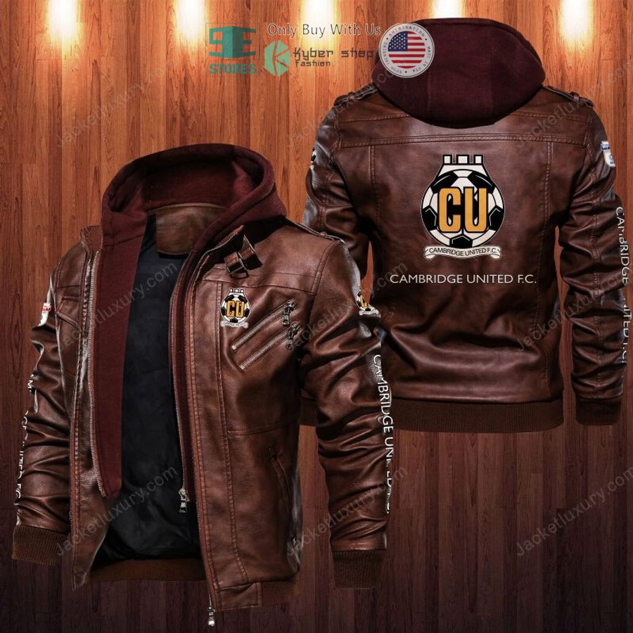 cambridge united f c leather jacket 2 31871