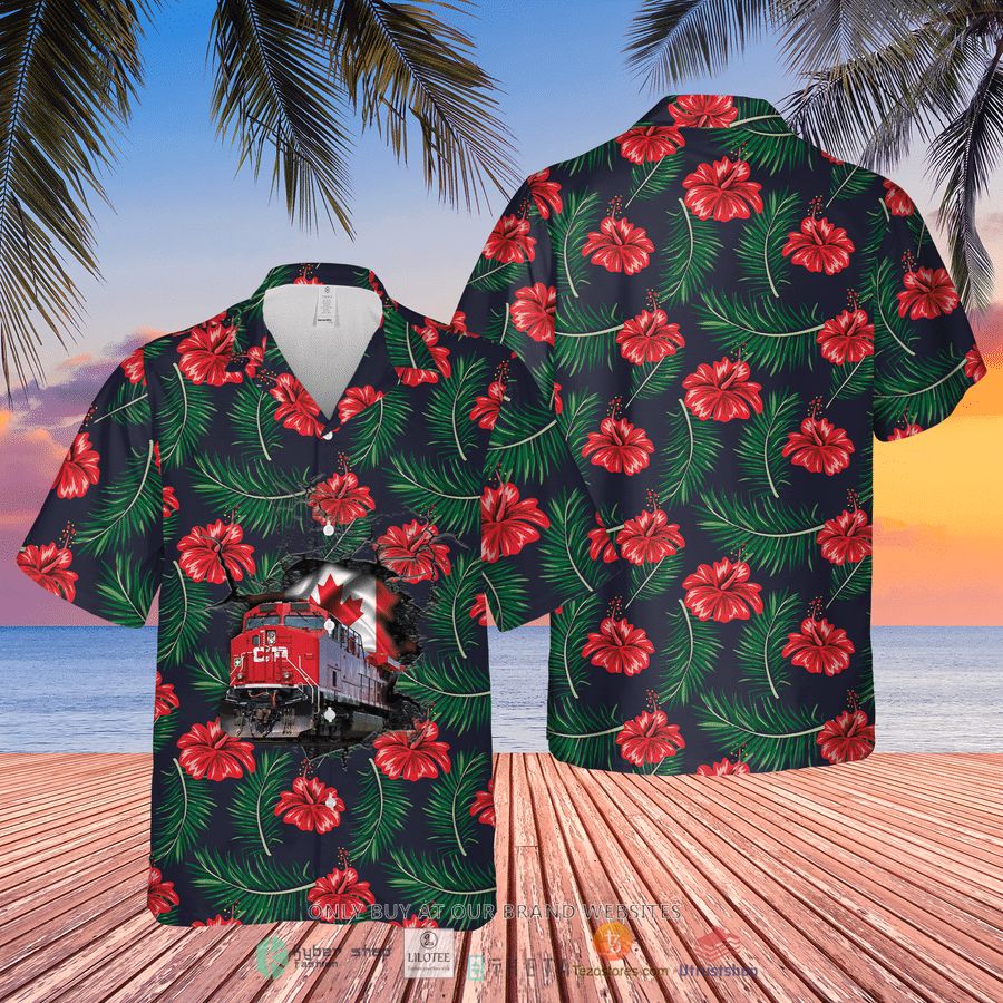 canadian train driver locomotive 2 short sleeve hawaiian shirt 2 49381