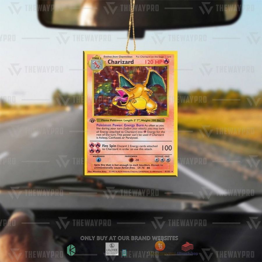 BEST Charizard Card Christmas Ornament 3 charizard card christmas ornament 3 29899