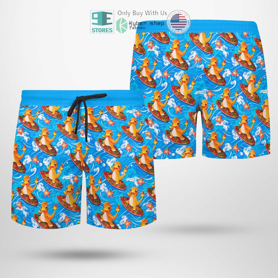 NEW Charmander Surfing Hawaii Shirt, Shorts 5 charmander surfing hawaiian shirt shorts 5 78005