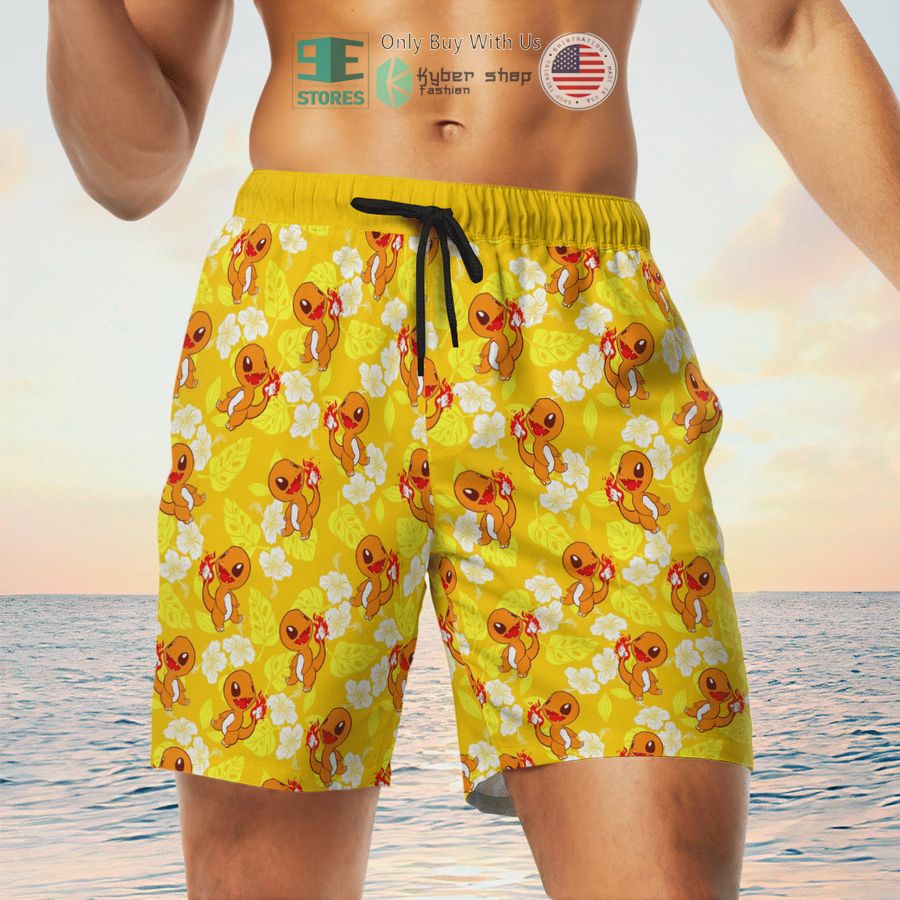 NEW Charmander Tropical Hawaii Shirt, Shorts 6 charmander tropical hawaiian shirt shorts 6 63116