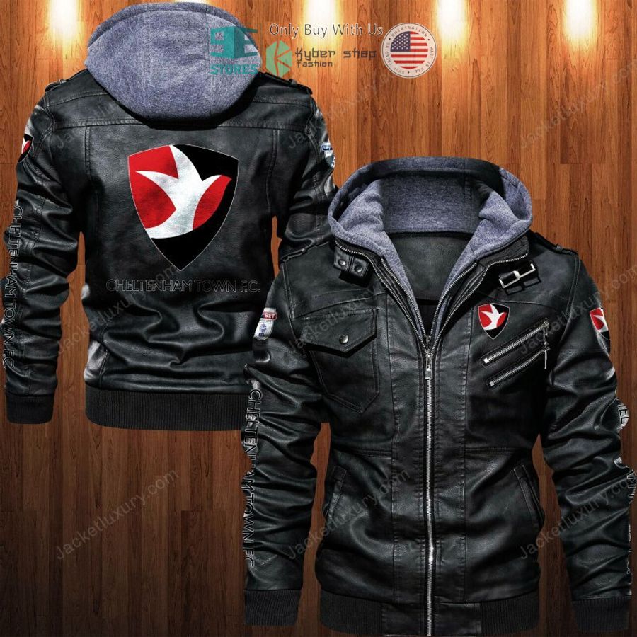 cheltenham town f c leather jacket 1 48220