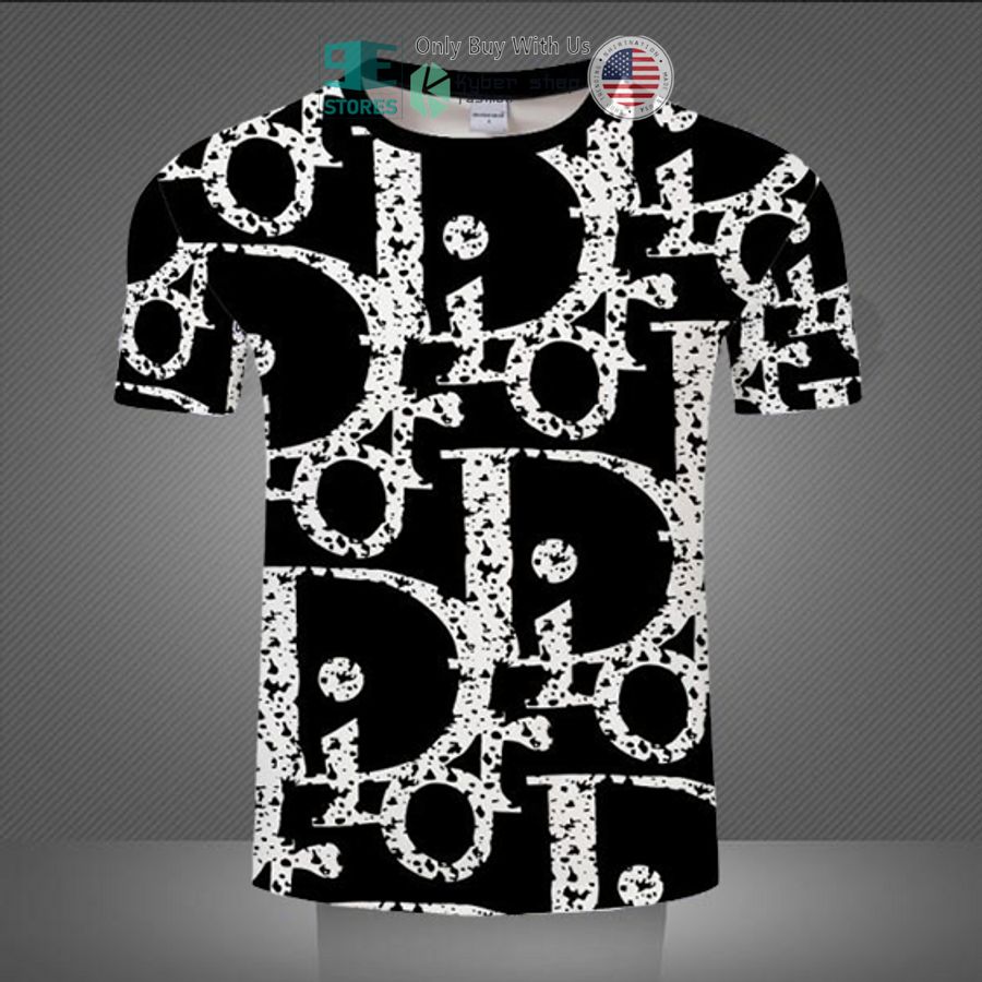 christian dior black white t shirt 1 10247