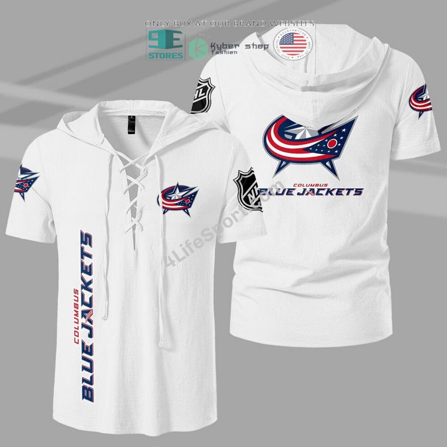 NEW Columbus Blue Jackets Men Drawstring Shirt 5 columbus blue jackets drawstring shirt 5 26084