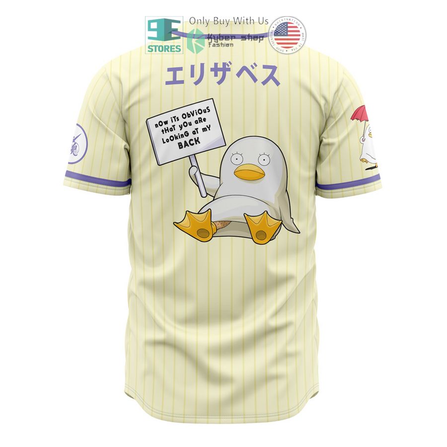 NEW Cosmic Elizabeth Gintama Baseball Shirt 3 cosmic elizabeth gintama baseball jersey 3 57588