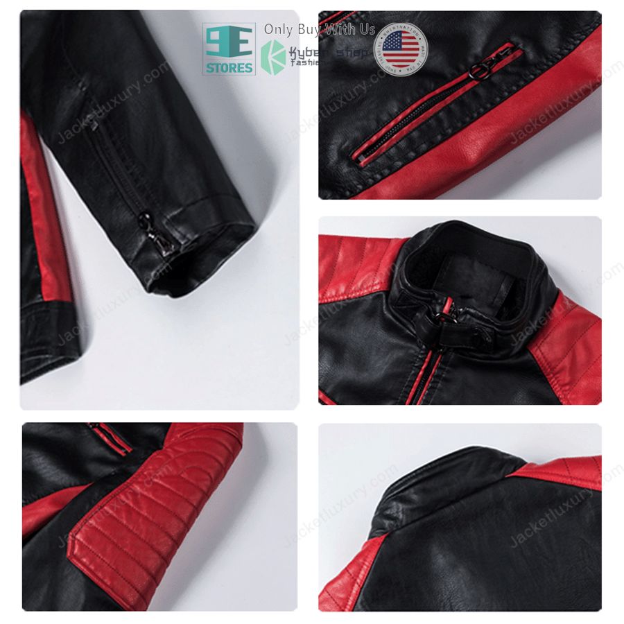 crusaders super rugby ma pango ma whero block leather jacket 2 77209