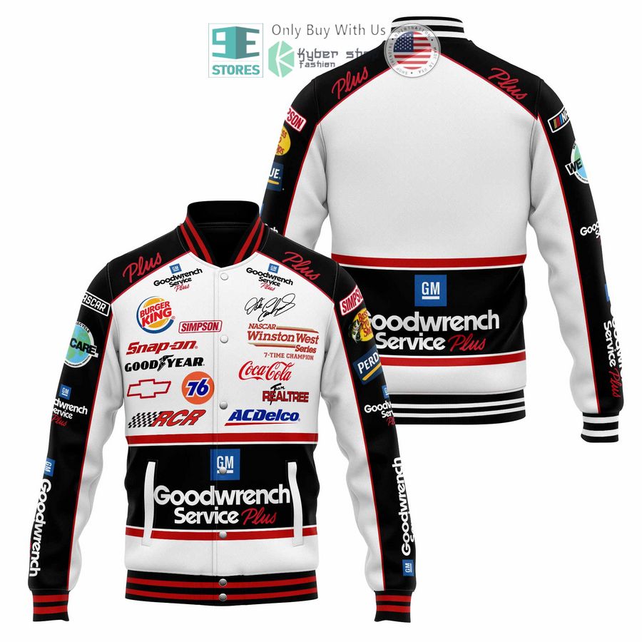 dale earnhardt goodwrench service baseball jacket 2 69814