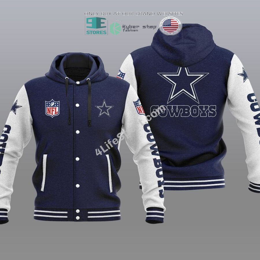 dallas cowboys baseball hoodie jacket 1 25094