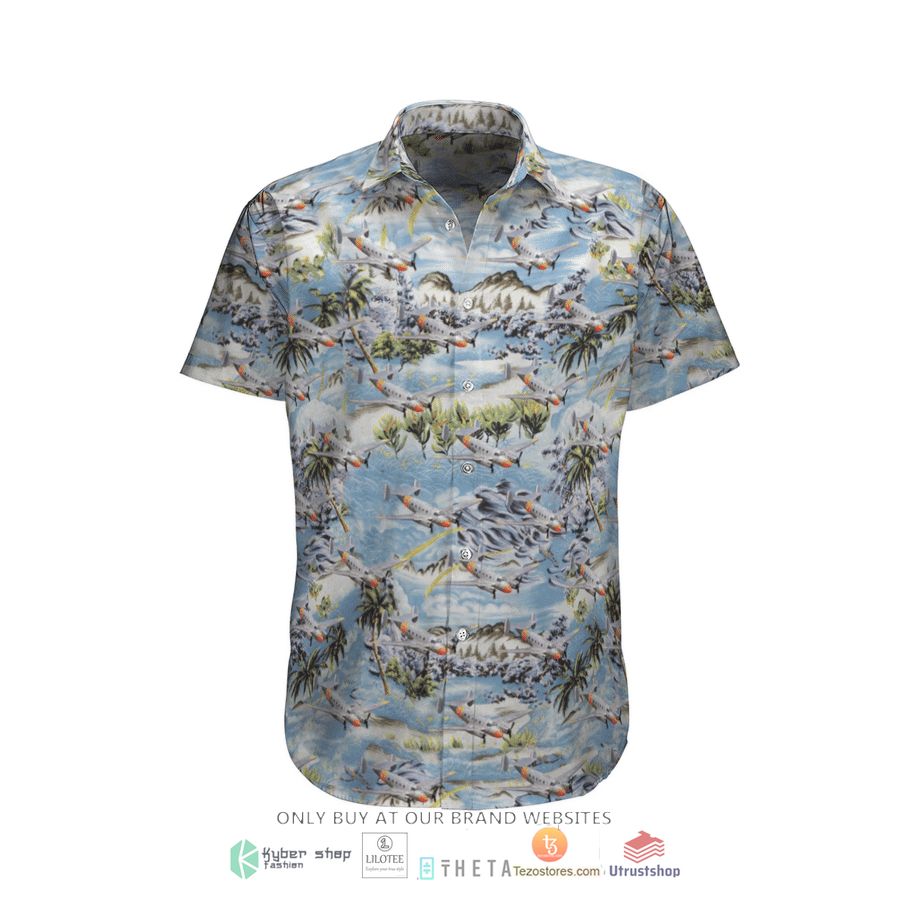 dassault md 315 flamant france short sleeve hawaiian shirt 2 5326