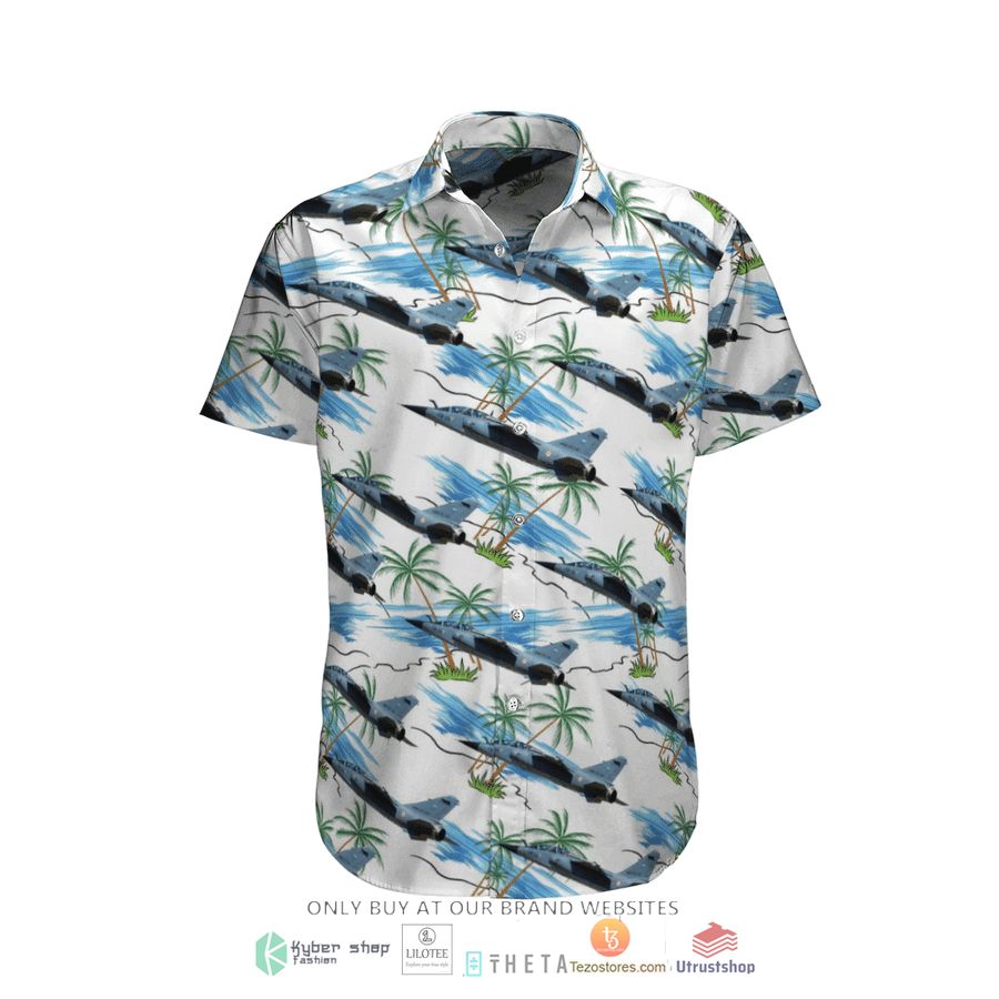 dassault mirage f1 french air force blue short sleeve hawaiian shirt 2 85749