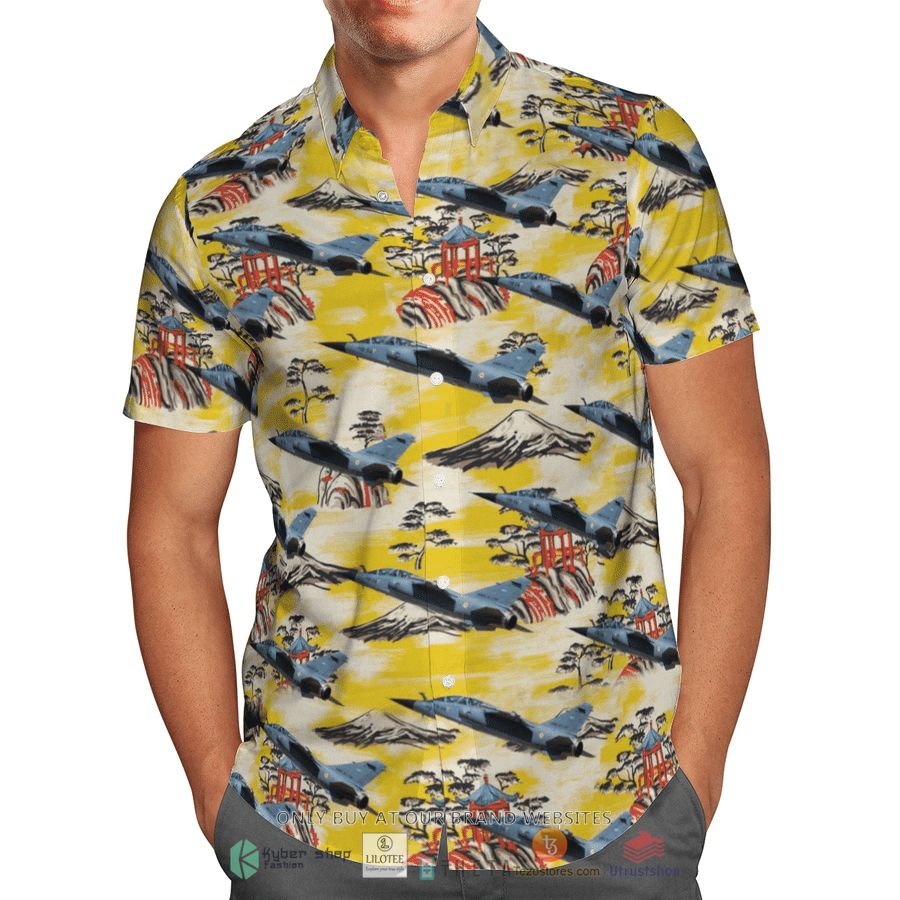 BEST Dassault Mirage F1 French Air Force Yellow Hawaiian Shirt 4 dassault mirage f1 french air force yellow short sleeve hawaiian shirt 4 17173