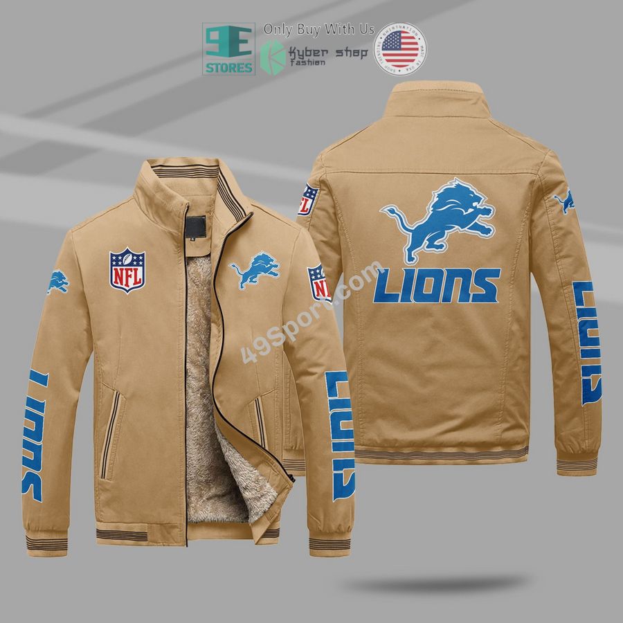 NEW Detroit Lions Winter Plush Mountainskin Jacket 4 detroit lions mountainskin jacket 4 32458