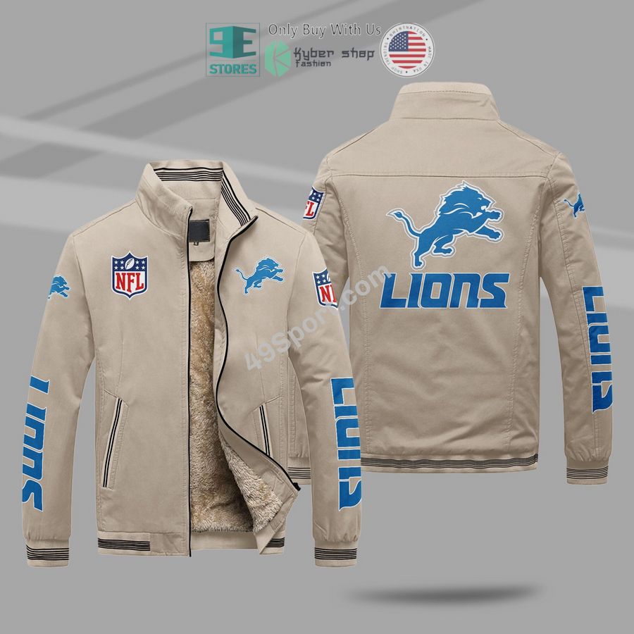 NEW Detroit Lions Winter Plush Mountainskin Jacket 5 detroit lions mountainskin jacket 5 21464